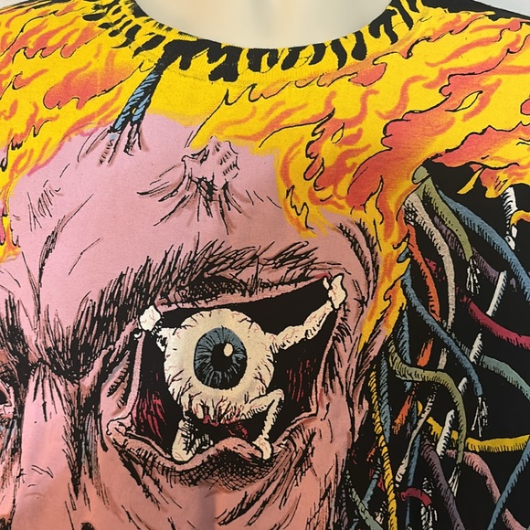 Liquid Blue AstroWorld Logan Wolverine Dark Overload Black T-Shirt Travis Scott - Picture 2 of 7